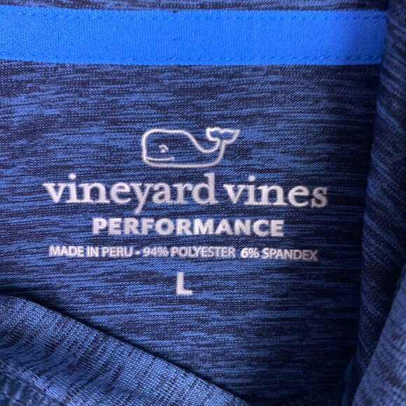 Vineyard Vines Performance Hoodie Men's Large Blue Stretch - Picture 6 of 10